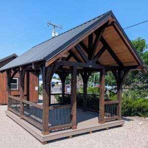12x16 Timber Frame Pavilion - Helena, MT